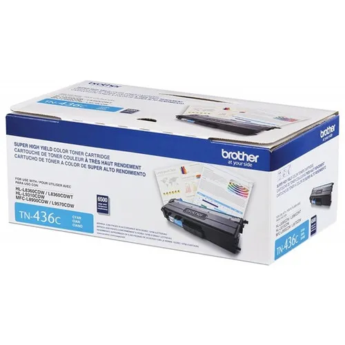 Toner Brother Tn-436c Super Alto Rendimiento Cyan 6500 P /vc