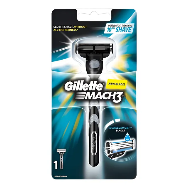 Afeitadora Mach 3 Gillette La Mas Usada En El Mundo Excelent