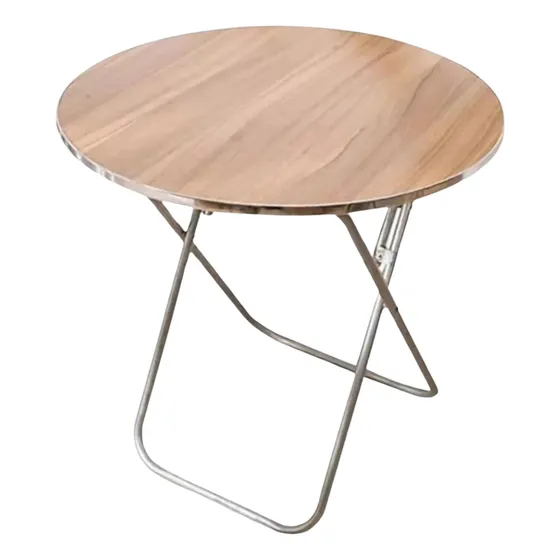 Mesa Plegable Portatil Exterior Comedor Multifuncional 80x80