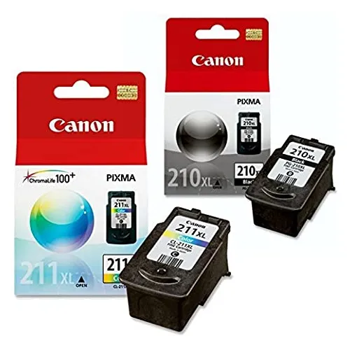 Paquete De Tinta Canon Pg-210 Xl Y Cl-211 Xl, Compatible Con