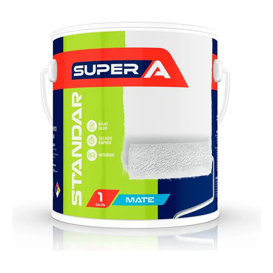 Pintura Caucho Standar Blanco Galon Super A