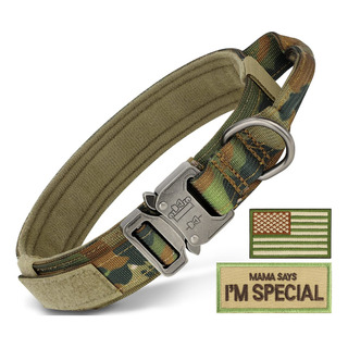 Collar De Perro Táctico Fuerte, Collar De Perro Militar Dura Collar De Perro Táctico Fuerte, Collar De Perro Militar Dura