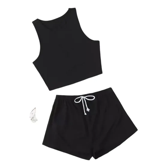 Top Tank Y Short Corto Shein 