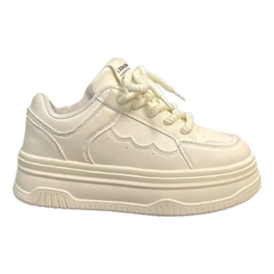 Tenis De Suela Gruesa Para Mayor Cómodo Y Transpirabl Mujer