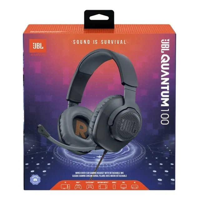 Jbl Quantum 100 - Auricular Gamer Con Cable