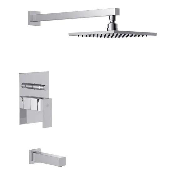 Mezcladora de baño FV Dominic New 0106/85N color cromo y acabado cromado