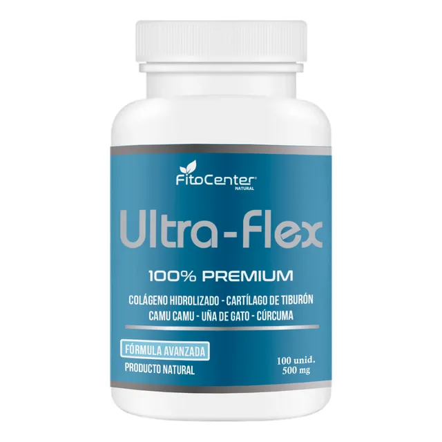 Ultra Flex Fitocenter Colageno - Curcuma 500mg 100 Capsulas