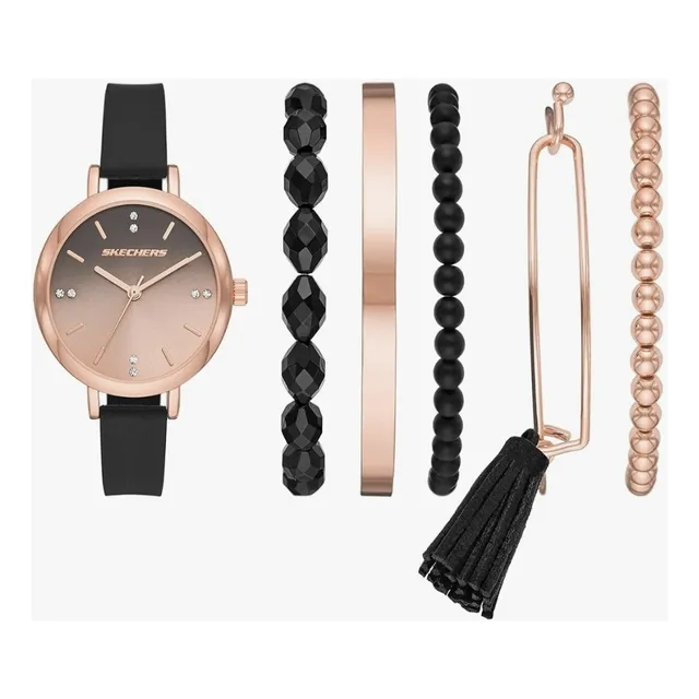 Reloj Skechers Set De Regalo Y Pulsera Apilable Para Mujer