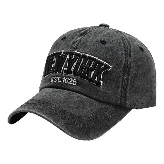 Gorra Deportiva New York Casual Algodón Pre Lavada Béisbol