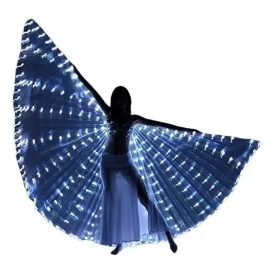 Alas Led Grande Danza Arabe Wings Bellydance Odalisca Capa 