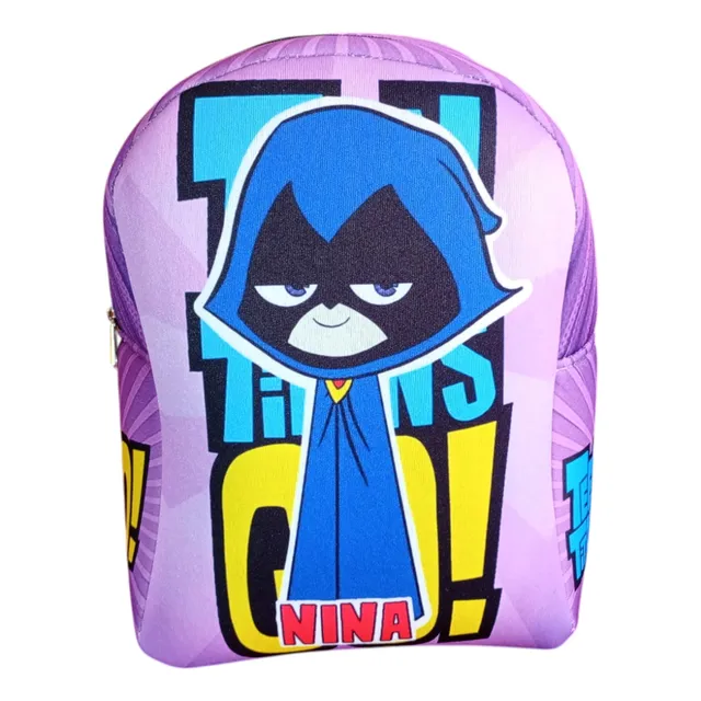 Mochila Jardín Infantil Premium Personalizada Con Nombre