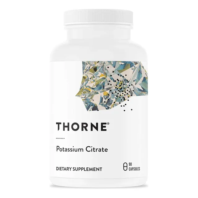 Thorne Research Potassium Citrate 90 Capsules Sabor Sin Sabor