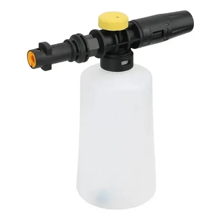 Snow Foam Para Lavadora K2 K3 K4 K5 K6 K7 - 500 Ml Branco Translúcido E Preto