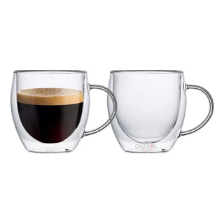 Taza De Cafe De Vidrio Doble Pared Termica Taza De Cafe De Vidrio Doble Pared Termica