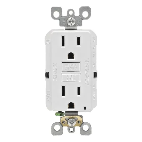 Leviton Contacto Falla A Tierra 15a 125v Gfnt1-00w Color Blanco
