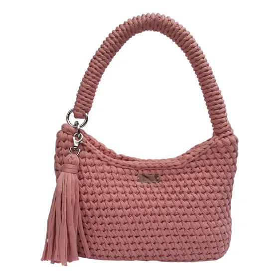 Bolsa De Crochê Baguete Gringa