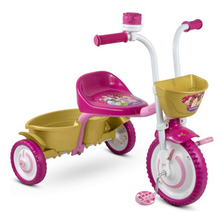 Triciclo Infantil Princesas Em Alumínio - Nathor Triciclo Infantil Princesas Em Alumínio - Nathor