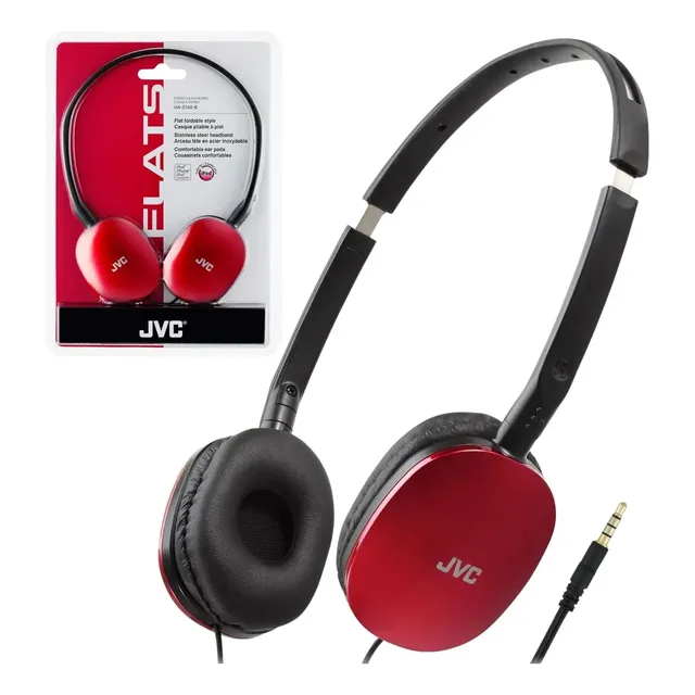 Audifonos Planos Con Cable Jvc Has160a Almohadillas Suaves