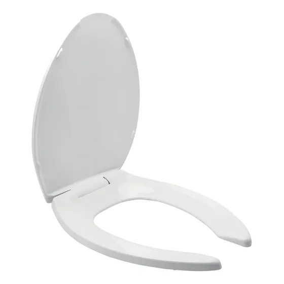 Asiento para inodoro Helvex AT-1 de polipropileno blanco