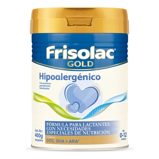 Frisolac Gold Hipoalergénico (0 a 12 Meses) Lata c/ 400gr