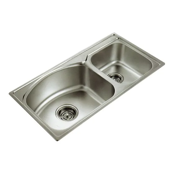 Fregadero Doble Bm Cibeles Acero Inoxidable