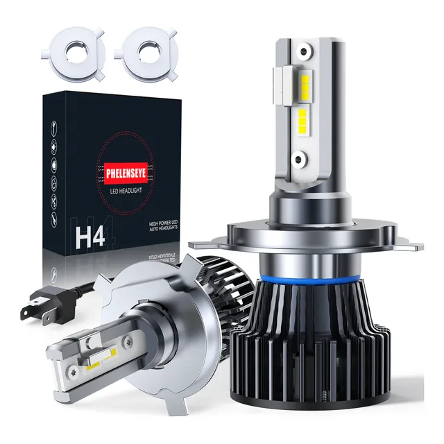 H4 H13 9007 Kit De Faros Led 28000lm Para Luz Alta Y Baja