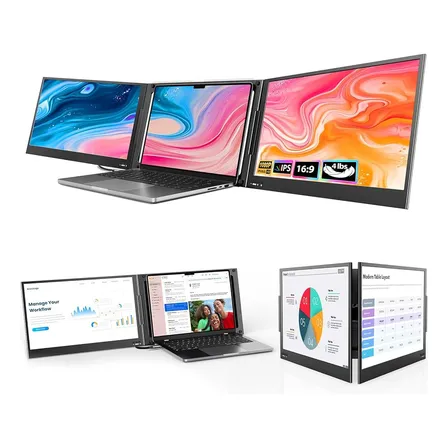 Qqh Extensión De Pantalla Para Computadora Portátil, Monitor