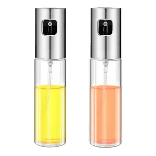 2 Pulverizador Azeite Vinagre Spray Borrifador Vidro Inox 2 Pulverizador Azeite Vinagre Spray Borrifador Vidro Inox