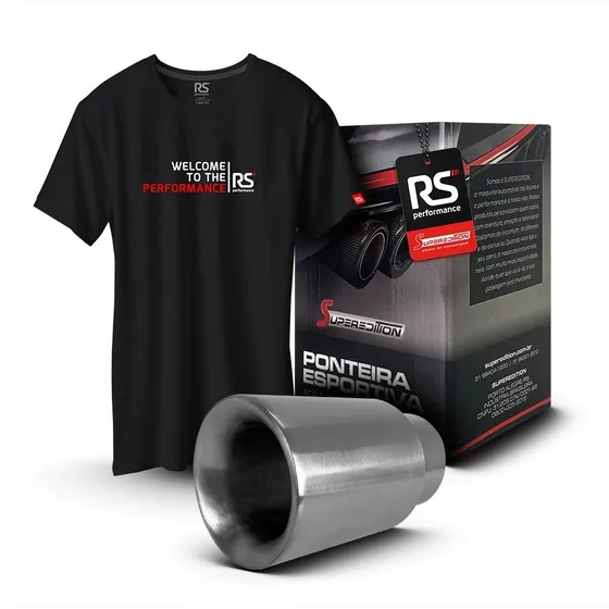 Ponteira De Escapamento Superedition 2,5 Pol Universal Reta