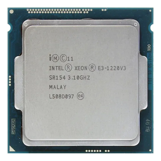 Processador Intel Xeon E3-1220 V3 CM8064601467204 de 4 núcleos e 3.5GHz de frequência
