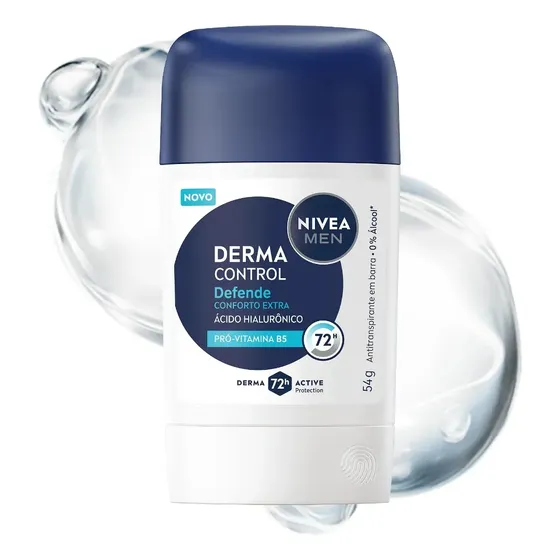 NIVEA MEN Desodorante Stick Derma Control Defende 54g