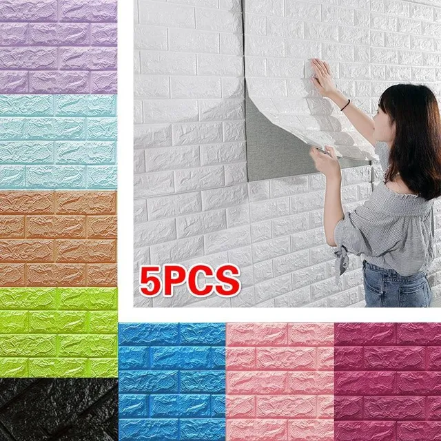. 3d Pegatinas De Pared De Imitación Ladrillo Decoración