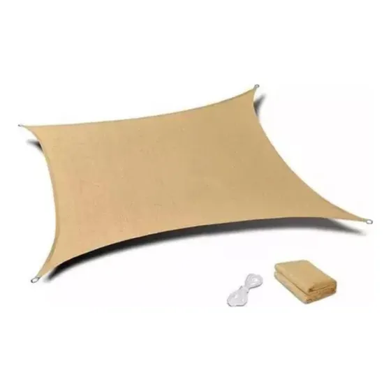 Toldo Vela Rectangular 3x4 Color Beige