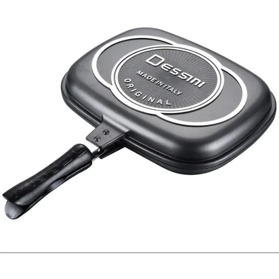 Sartén Doble Parrilla Dessini Italy Non Stick Pans 36 Ctms