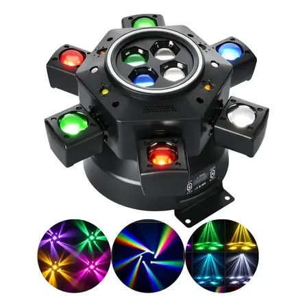 200w Moving Head Light 10 Leds Rgbw Luminação Dj Festa Show 127/220v