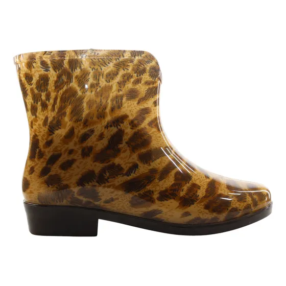 Bota De Lluvia Botineta Corta Dama Mujer Pvc 4200 Czapa