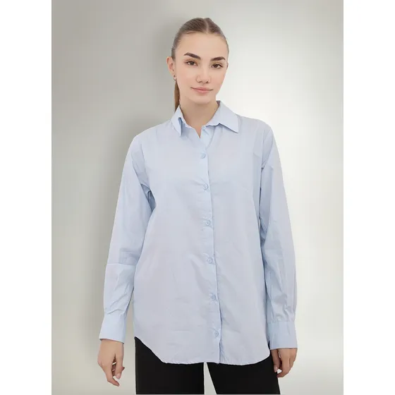 Camisa De Poplin Franco Para Mujer - Marca Nano