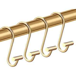 Ganchos Para Cortinas De Ducha Chictie Gold, Decorativos En Ganchos Para Cortinas De Ducha Chictie Gold, Decorativos En