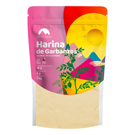 Harina De Garbanzos 1 Kg Andina Grains