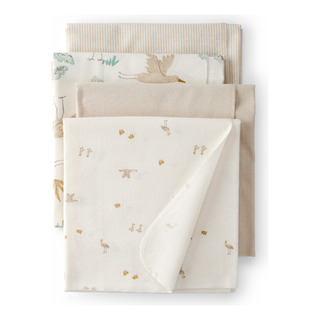 Paquete De 4 Mantas Receptoras De De Bebé 9s984710 Carters® Paquete De 4 Mantas Receptoras De De Bebé 9s984710 Carters®