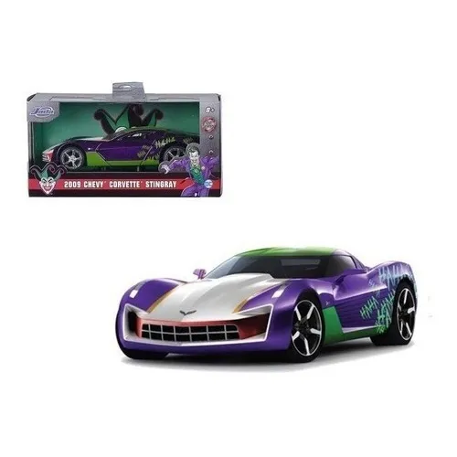 Jada 1 32 The Joker 2009 Chevy Corvette Stingray Guasón