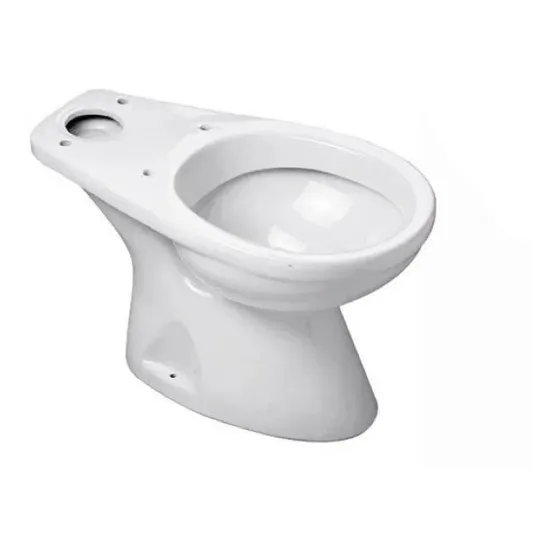 Inodoro Capea Italiana Largo Loza Sanitaria Color Blanco
