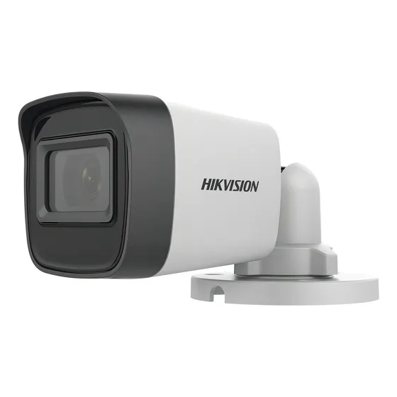 Camara Hikvision Bullet Con Microfono 2mp - Color Blanco/Negro