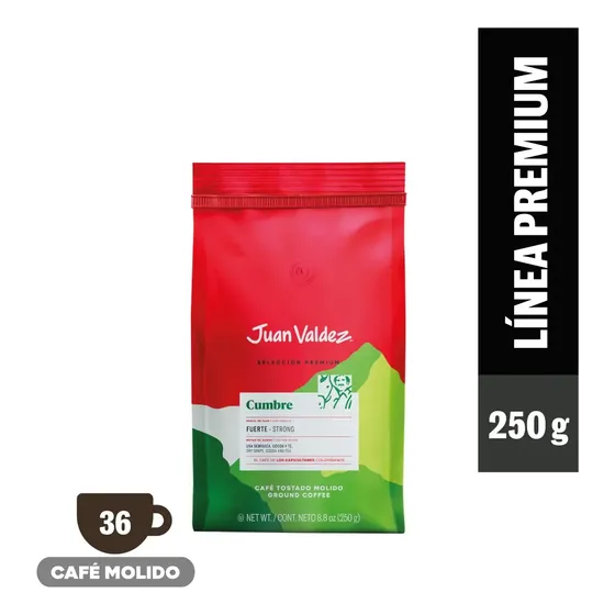 Café Cumbre Molido Juan Valdez 250 g | Cuotas sin interés