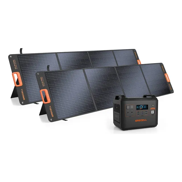 Grecell Estacion Energia Portatil Panel Solar Plegabl Wh Ca