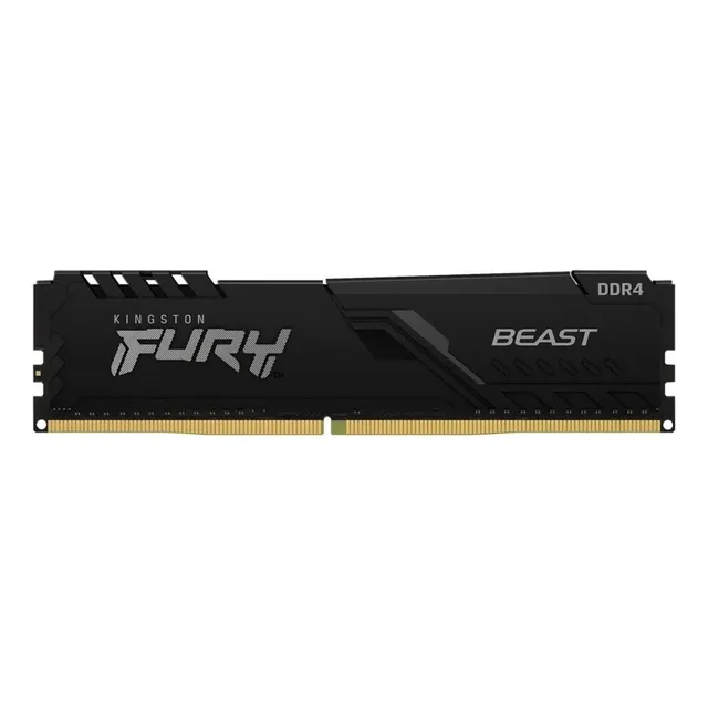 Memoria RAM Fury Beast DDR4 gamer color negro 16GB 1 Kingston KF432C16BB1/16