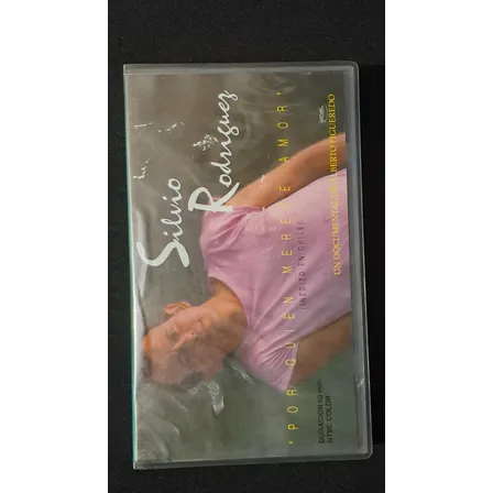Vhs Silvio Rodriguez ( Por Quien Merece Amor )