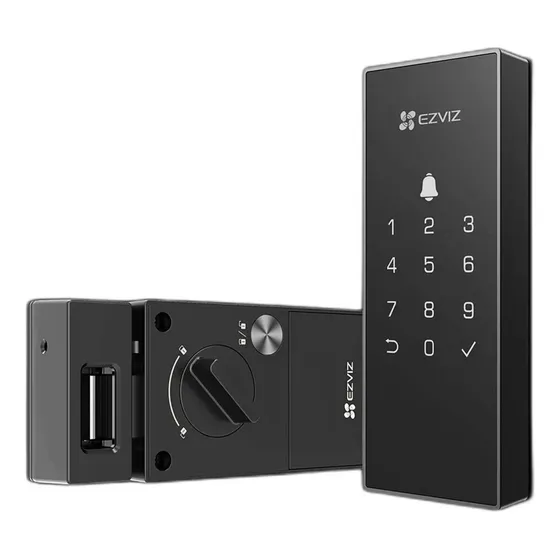 Cerradura Digital Ezviz Ds-dl03 Con Control Por App Y Código Color Negro