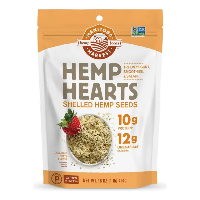 Semillas De Cáñamo 16oz 454g