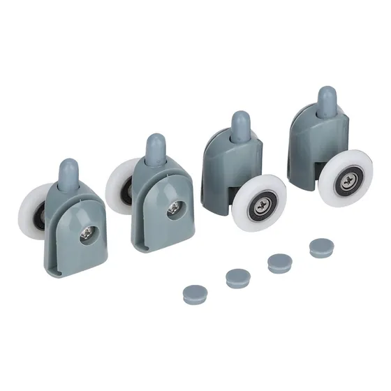 Rodillos Para Puertas Correderas De Baño, Vidrio De Ducha De